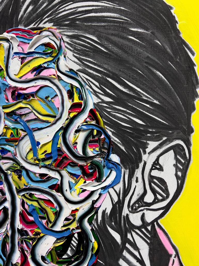 Original Abstract Expressionism Body Painting by Gyobeom An