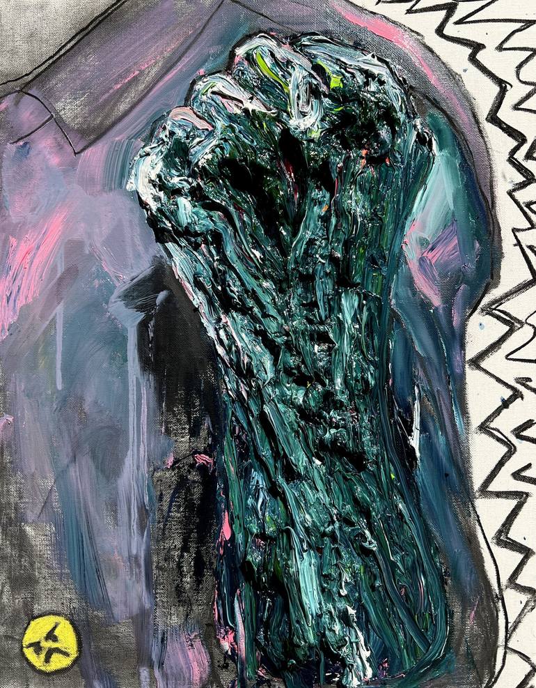 Original Abstract Expressionism Body Paintings by Gyobeom An