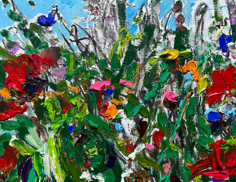 Original Abstract Expressionism Landscape Painting by Gyobeom An