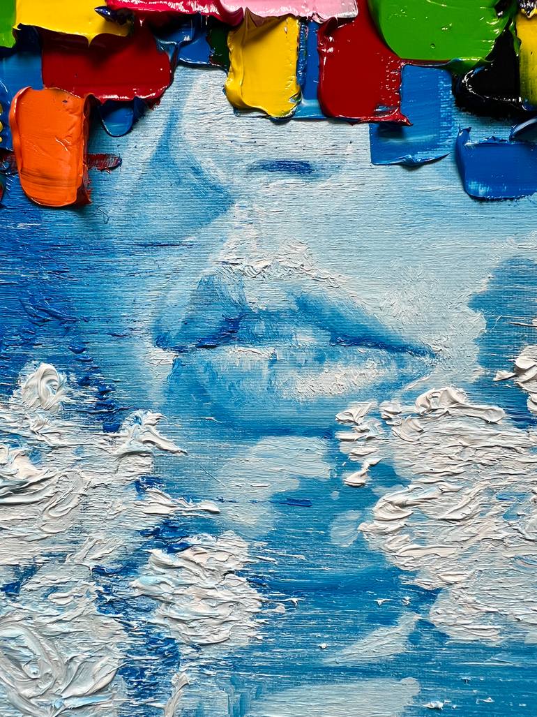 Original Abstract Expressionism Body Painting by Gyobeom An