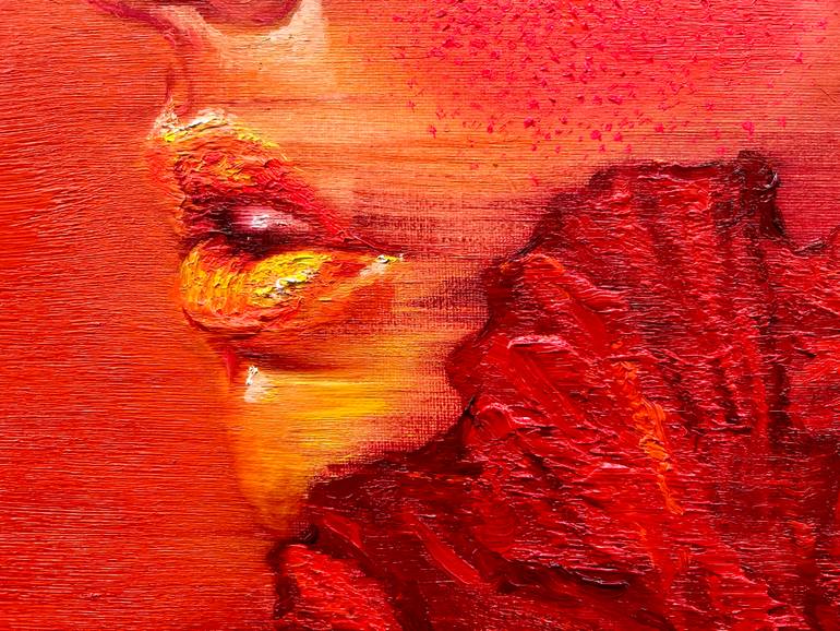Original Abstract Expressionism Body Painting by Gyobeom An