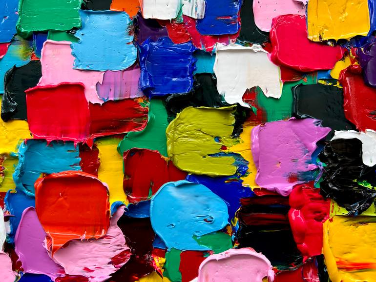 Original Abstract Expressionism Body Painting by Gyobeom An