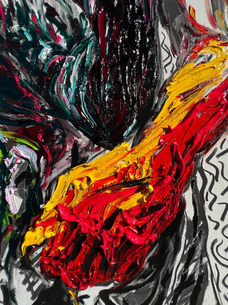Original Abstract Expressionism Body Painting by Gyobeom An