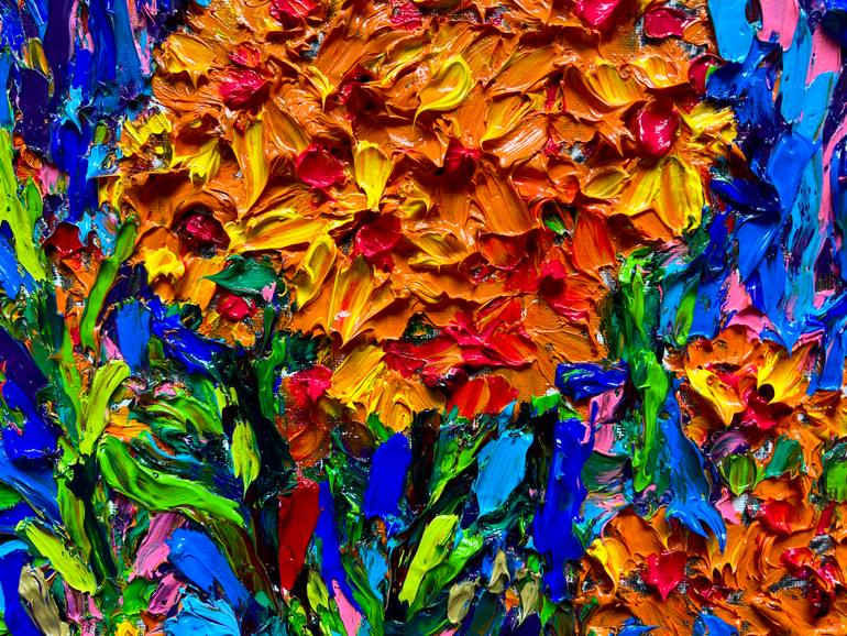 Original Abstract Expressionism Landscape Painting by Gyobeom An