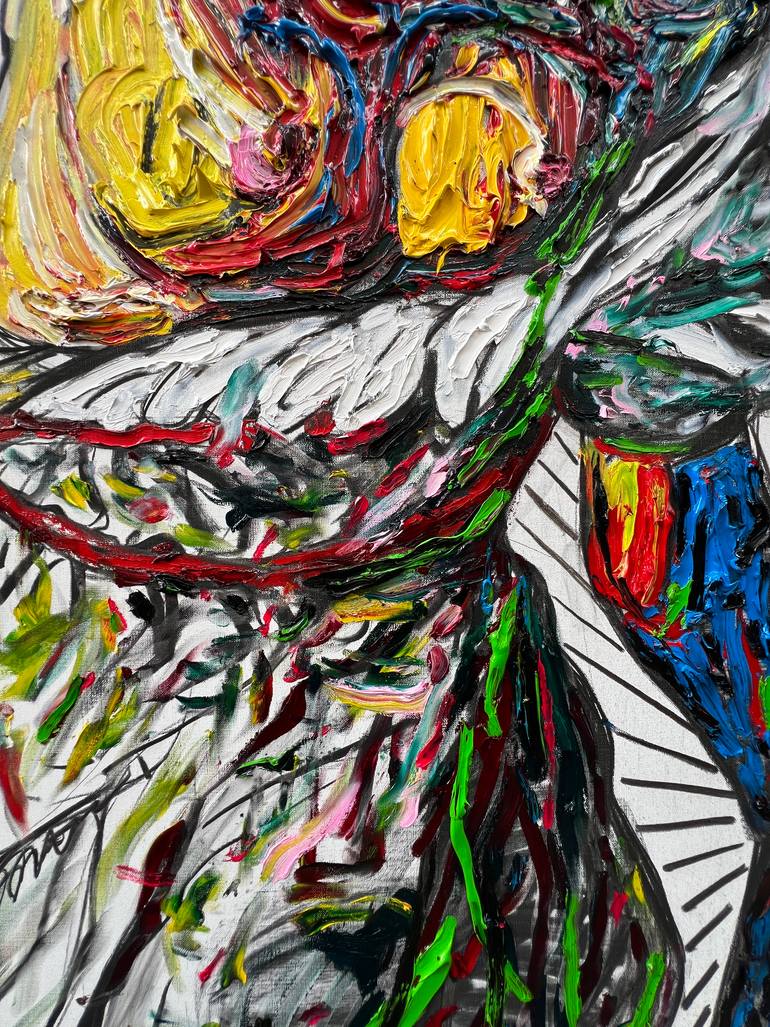 Original Abstract Expressionism Body Painting by Gyobeom An