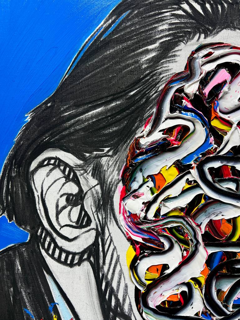 Original Abstract Expressionism Body Painting by Gyobeom An