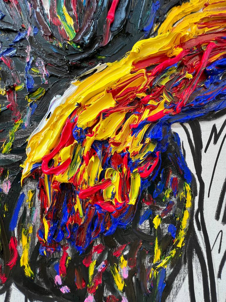 Original Abstract Expressionism Body Painting by Gyobeom An