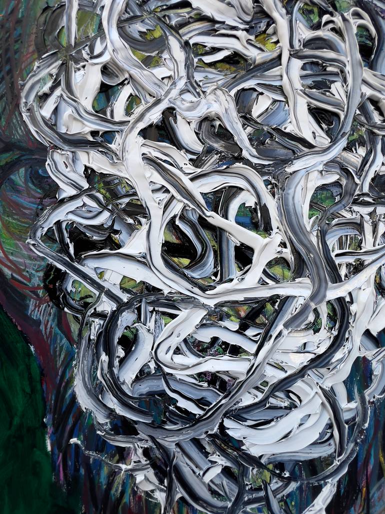 Original Abstract Expressionism Body Painting by Gyobeom An