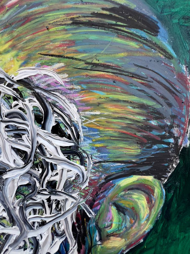 Original Abstract Expressionism Body Painting by Gyobeom An