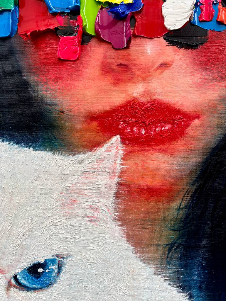 Original Abstract Expressionism Body Painting by Gyobeom An