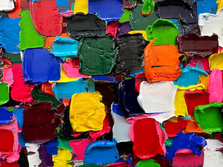 Original Abstract Expressionism Body Painting by Gyobeom An