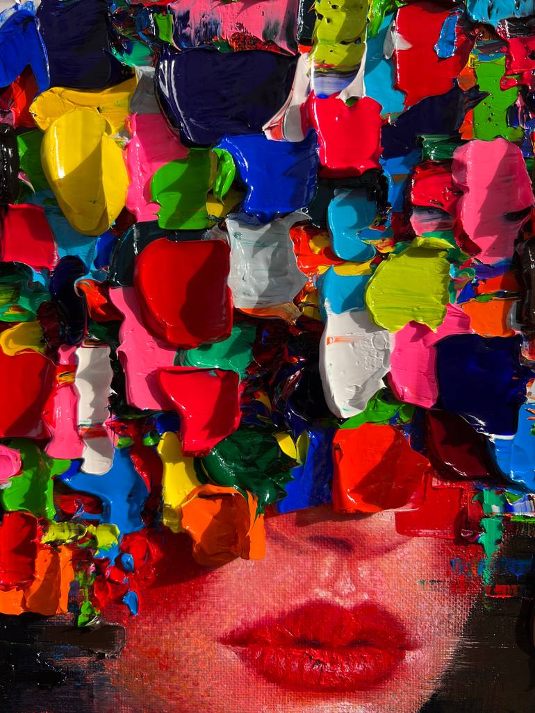 Original Abstract Expressionism Body Painting by Gyobeom An