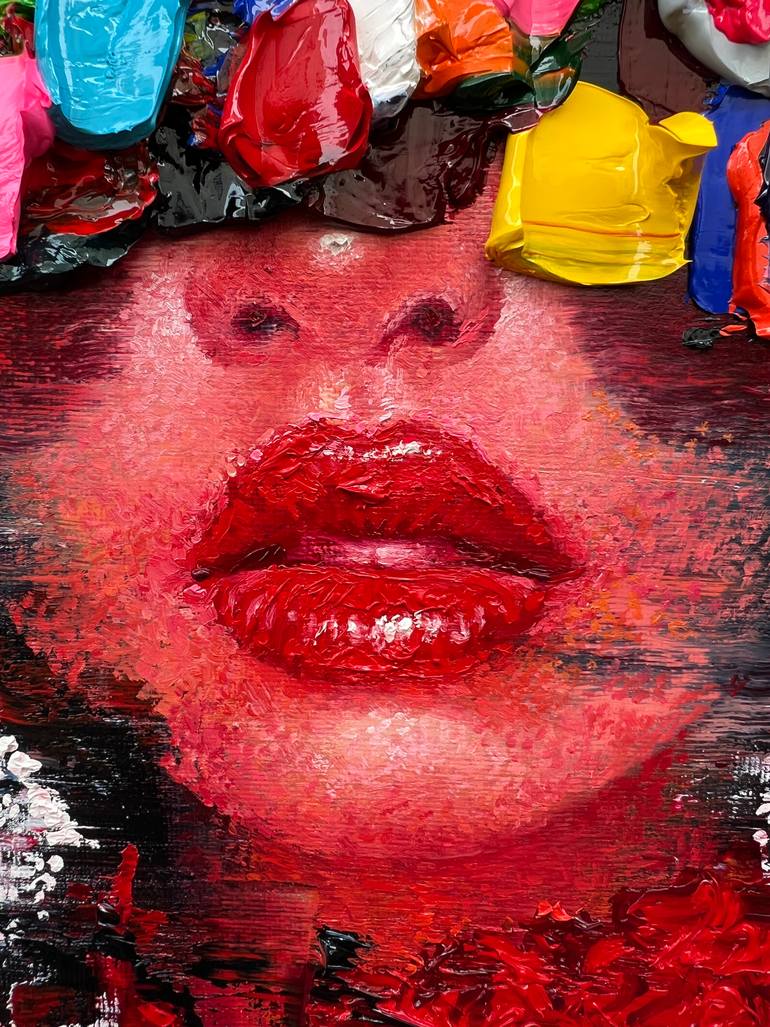 Original Abstract Expressionism Body Painting by Gyobeom An