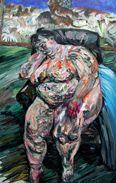 Original Abstract Expressionism Body Paintings by GyoBeom An