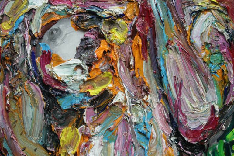 Original Abstract Expressionism Body Painting by Gyobeom An