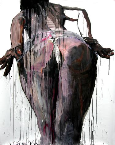 Original Abstract Expressionism Body Paintings by GyoBeom An