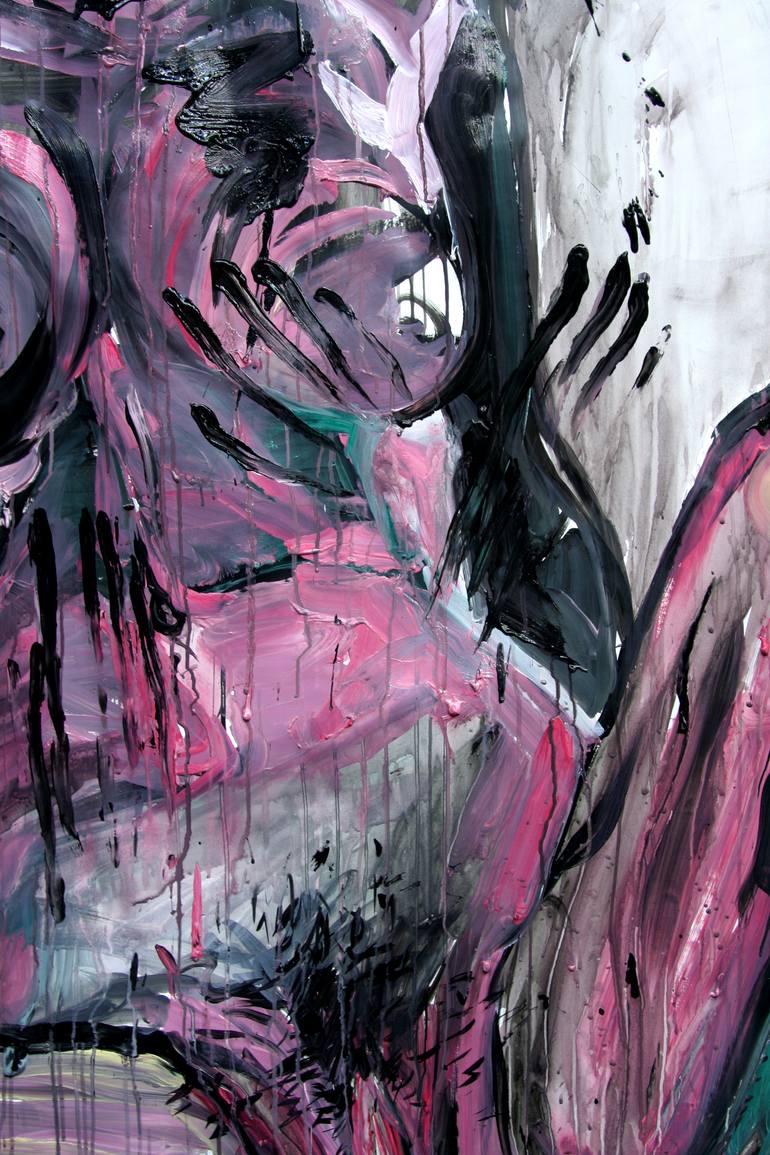 Original Abstract Expressionism Body Painting by Gyobeom An