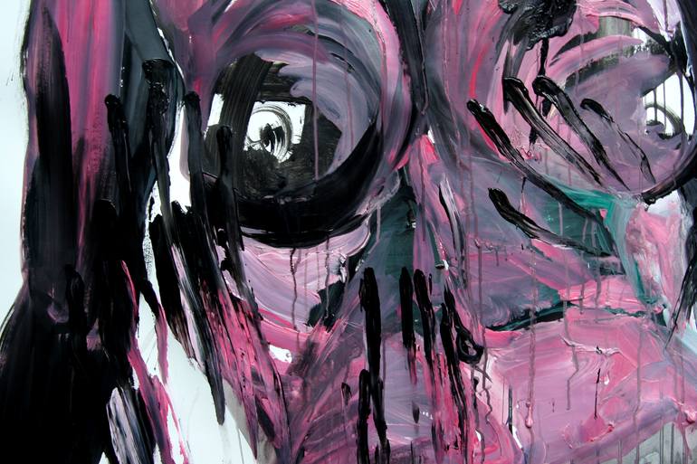 Original Abstract Expressionism Body Painting by Gyobeom An