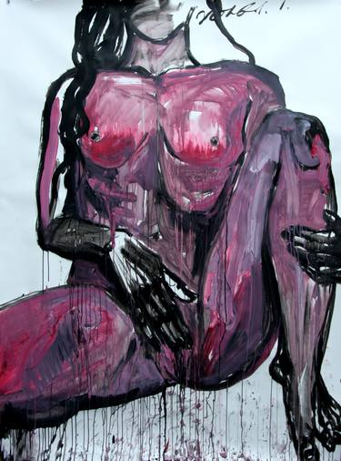 Original Abstract Expressionism Body Paintings by GyoBeom An