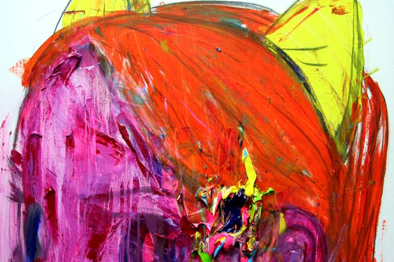 Original Abstract Expressionism Body Painting by Gyobeom An