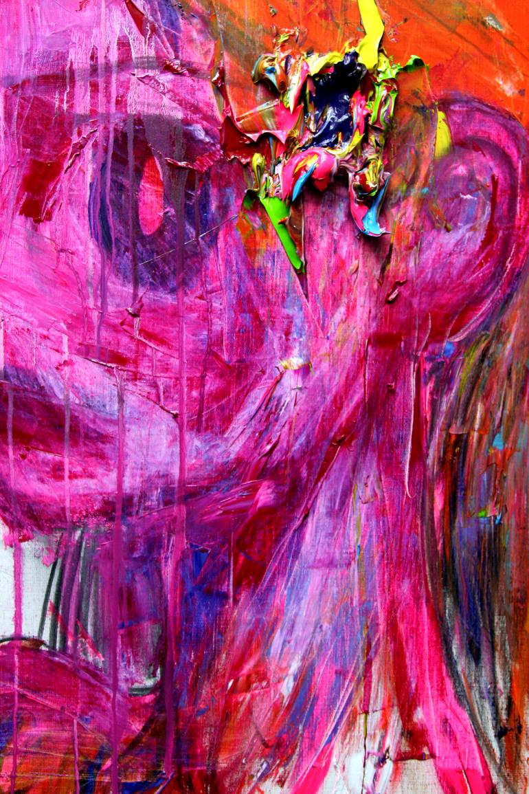 Original Abstract Expressionism Body Painting by Gyobeom An