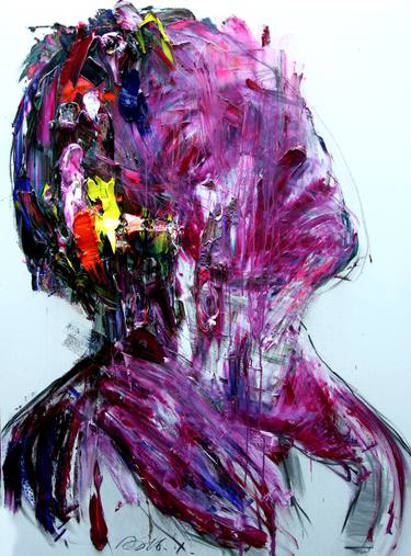 Original Abstract Expressionism Body Paintings by GyoBeom An