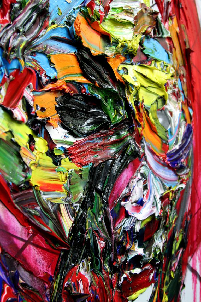 Original Abstract Expressionism Body Painting by GyoBeom An