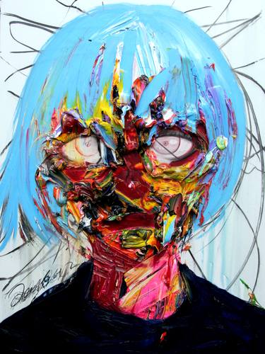 Original Abstract Expressionism Body Paintings by GyoBeom An