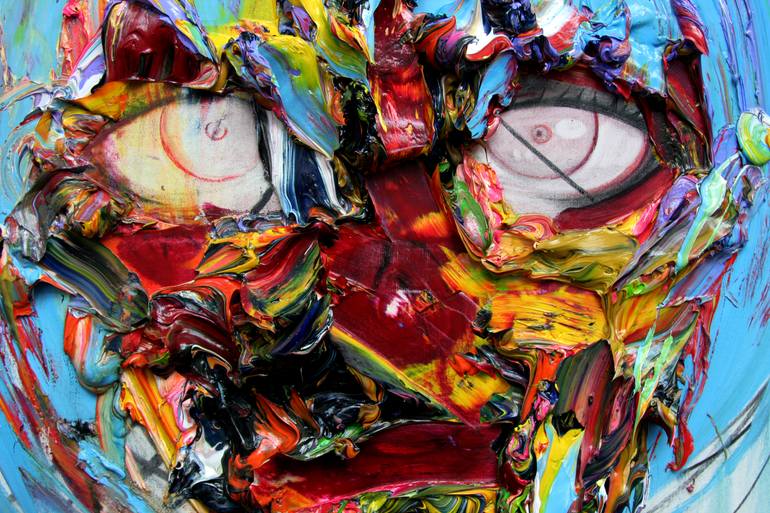 Original Abstract Expressionism Body Painting by Gyobeom An