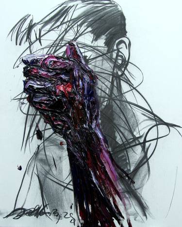 Original Abstract Expressionism Body Paintings by GyoBeom An