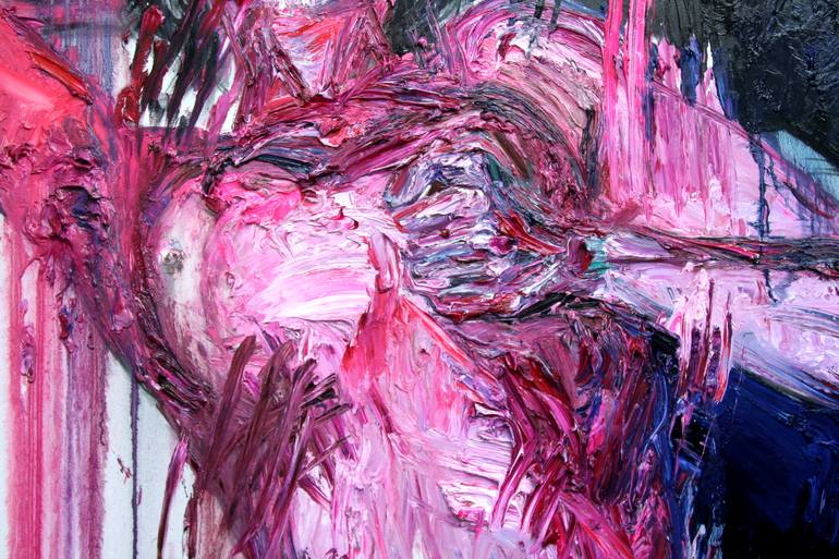 Original Abstract Expressionism Body Painting by GyoBeom An