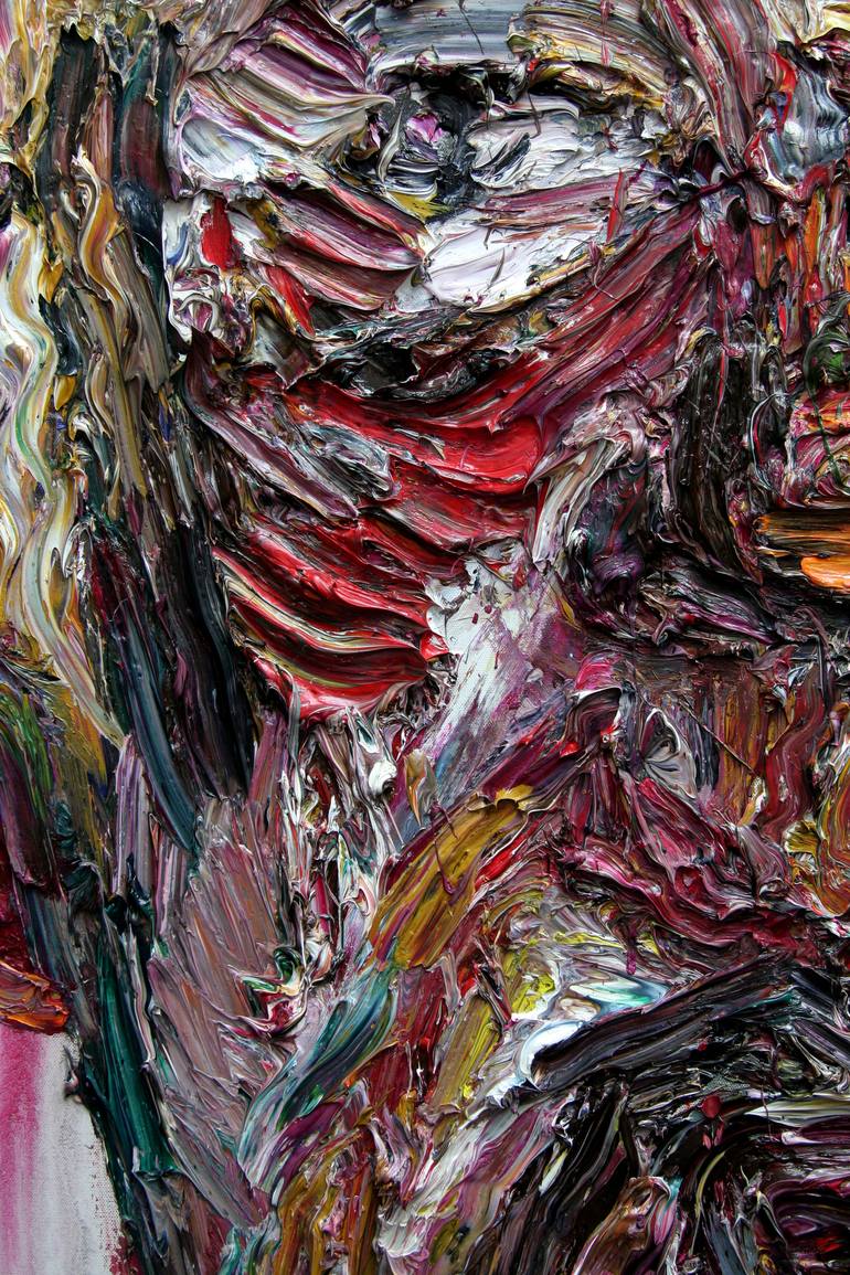 Original Abstract Expressionism Body Painting by GyoBeom An