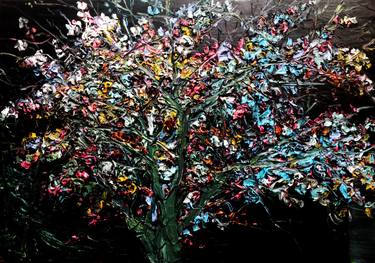Original Abstract Expressionism Tree Paintings by GyoBeom An
