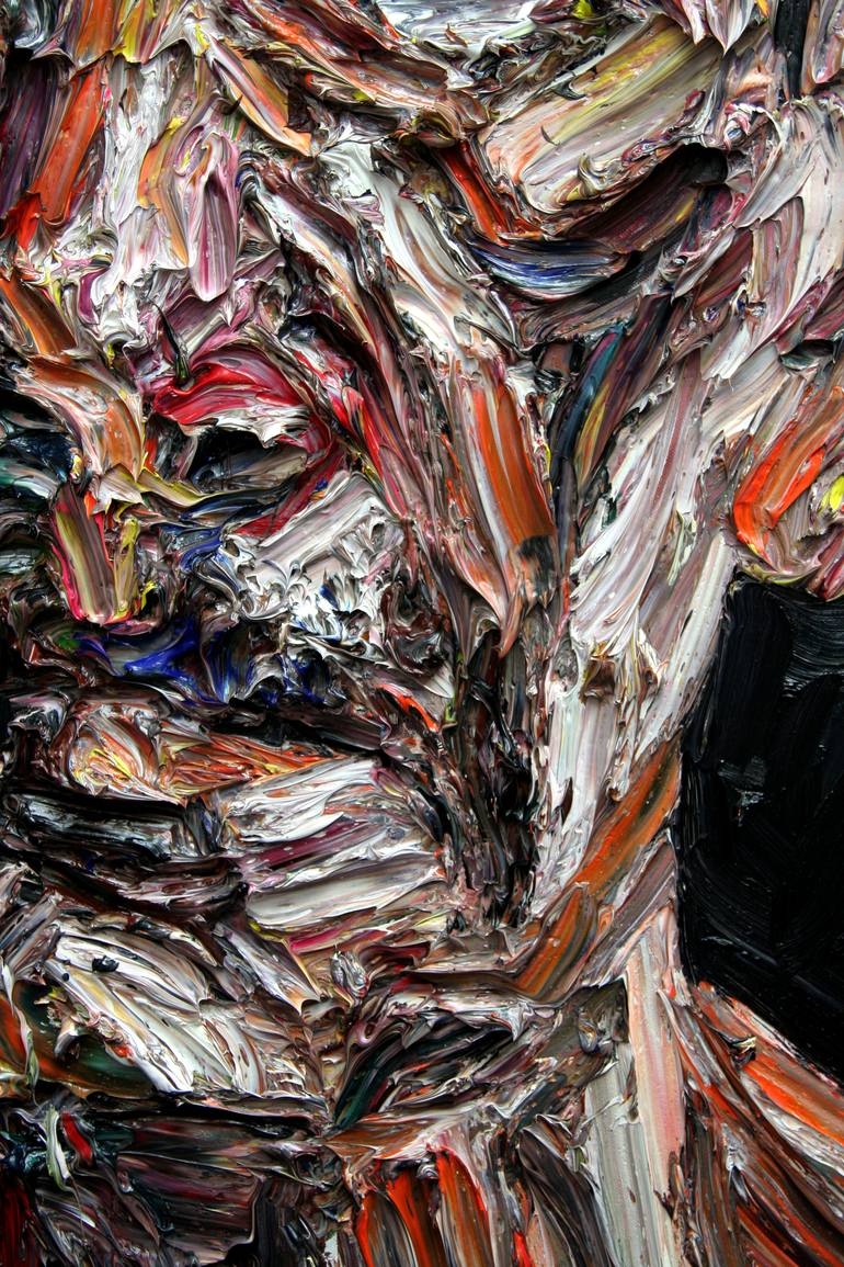 Original Abstract Expressionism Body Painting by GyoBeom An