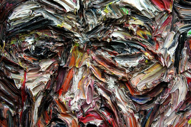 Original Abstract Expressionism Body Painting by GyoBeom An