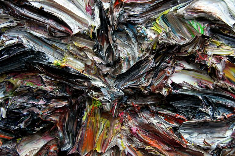 Original Abstract Expressionism Body Painting by GyoBeom An