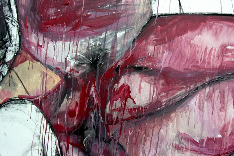 Original Expressionism Erotic Painting by GyoBeom An