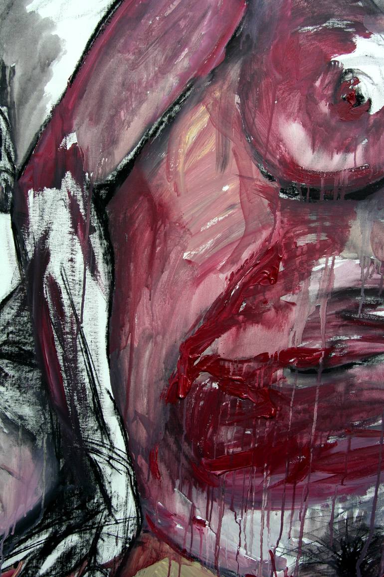 Original Expressionism Erotic Painting by GyoBeom An