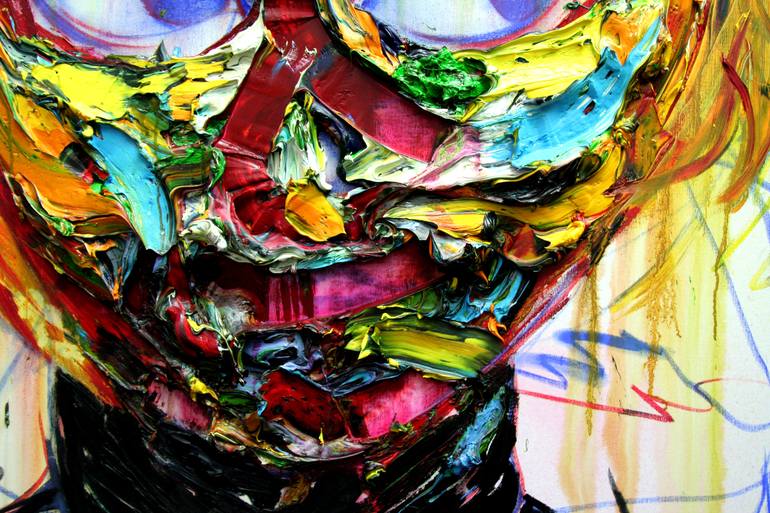 Original Abstract Expressionism Body Painting by GyoBeom An