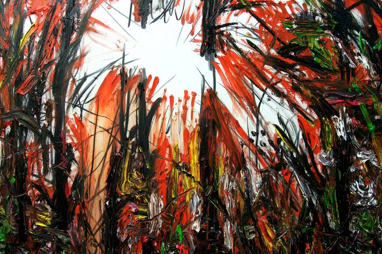 Original Abstract Expressionism Landscape Painting by GyoBeom An