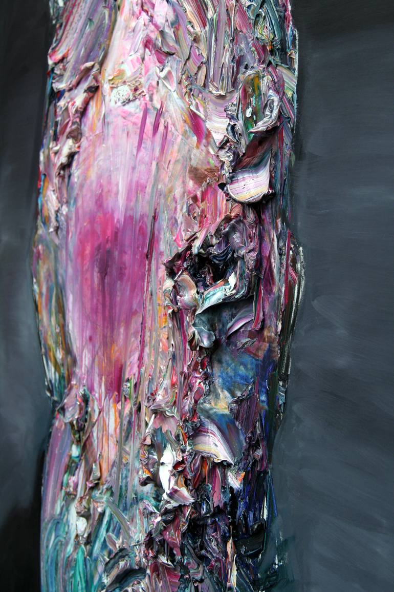 Original Abstract Expressionism Body Painting by GyoBeom An