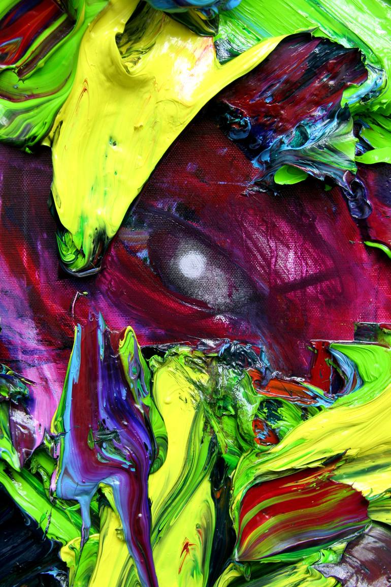 Original Abstract Expressionism Body Painting by Gyobeom An