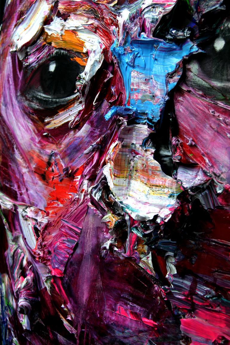 Original Abstract Expressionism Body Painting by GyoBeom An