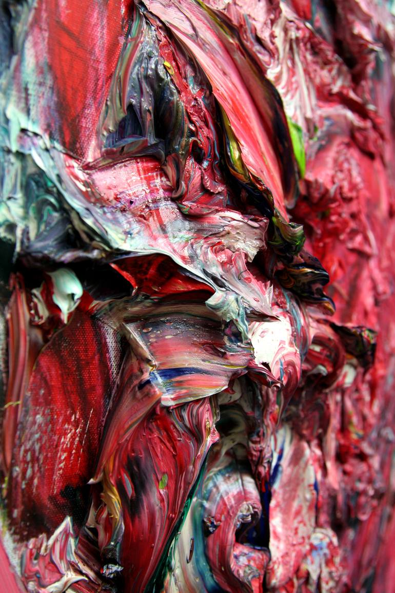 Original Abstract Expressionism Body Painting by GyoBeom An