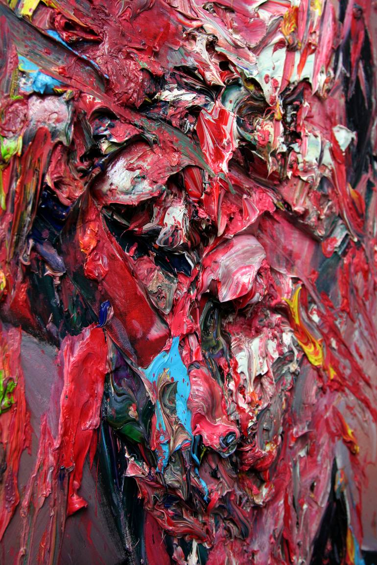 Original Abstract Expressionism Body Painting by GyoBeom An