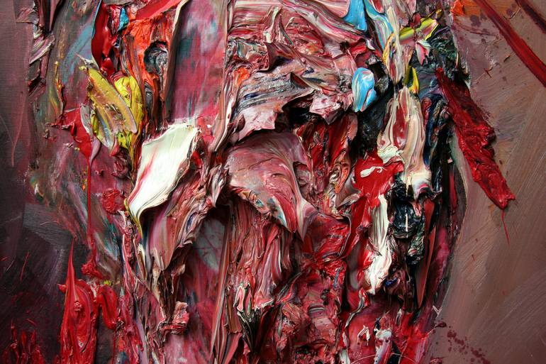 Original Abstract Expressionism Body Painting by GyoBeom An