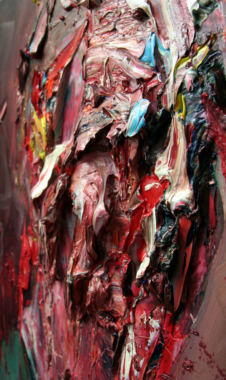 Original Abstract Expressionism Body Painting by GyoBeom An