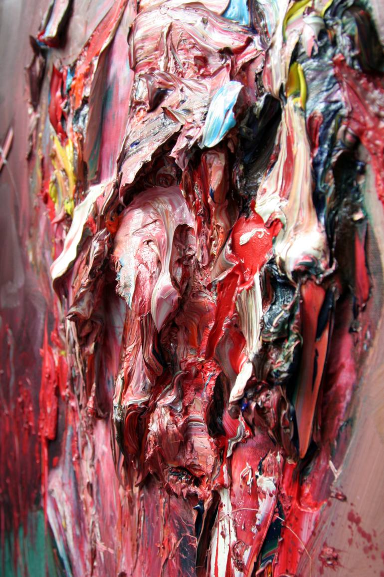 Original Abstract Expressionism Body Painting by GyoBeom An