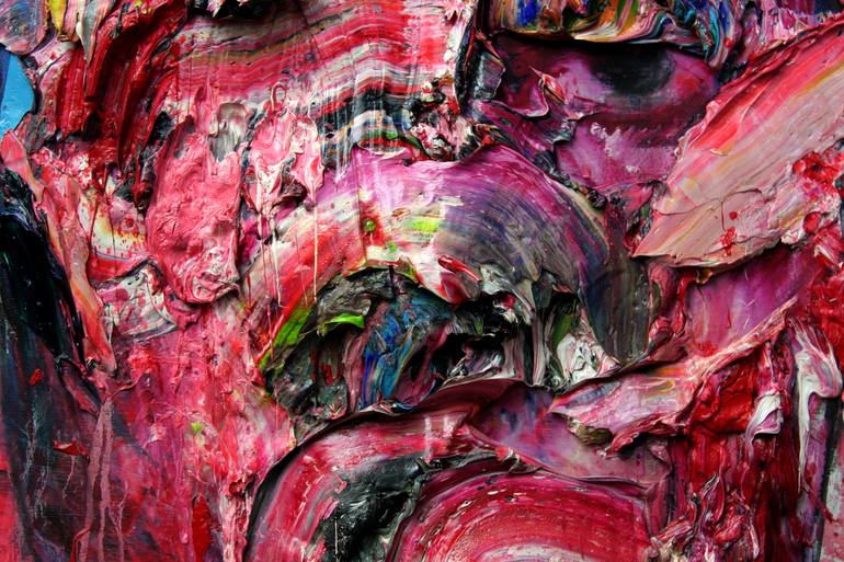 Original Abstract Expressionism Body Painting by GyoBeom An