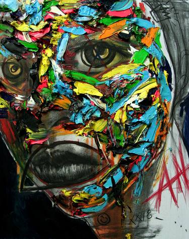 Original Abstract Expressionism Body Paintings by GyoBeom An